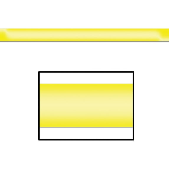 12 Pack Bulk Gleam 'N Party Streamer - yellow - plastic
