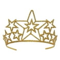 thumbnail image 1 of Beistle - Glittered Metal Star Tiara - Pack of 6, 1 of 1