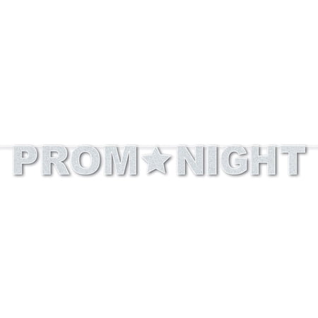 12 Pack Bulk Glittered Prom Night Party Streamer