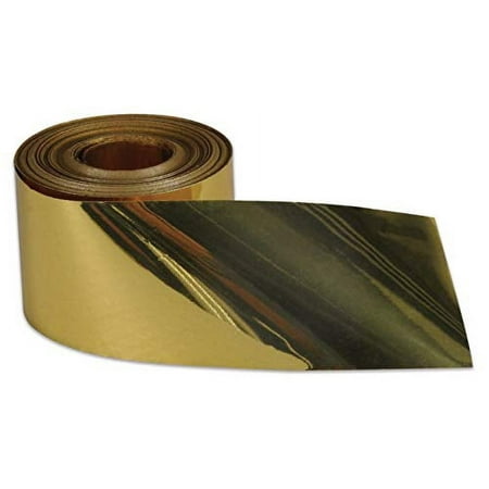 Beistle (Gold) Gleam 'N Streamer Metallized Streamer, 2-Inch by 200-Feet