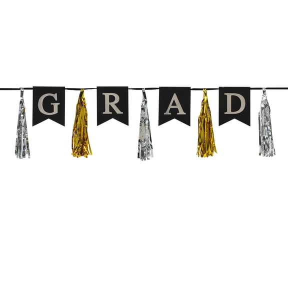 Beistle - Grad Tassel Streamer - 13" x 6' 6" - Pack of 12