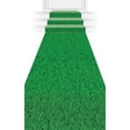 thumbnail image 1 of Beistle Set of 6 Green Artificial All Weather Grass Design Polyester Runner 10', 1 of 1