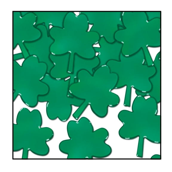 Beistle Green Shamrock Confetti (12 Packages/Case)