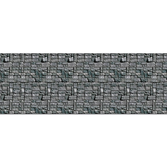6 Pack Beistle Halloween Stone Wall Backdrop