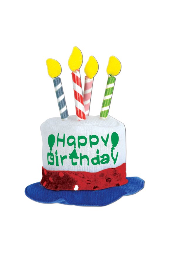 - Happy Birthday Cake Hair Clip - Pack of 12