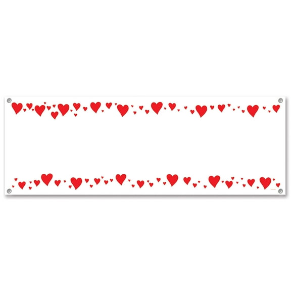 12 Pack Beistle Valentine's Day Hearts Sign Banner