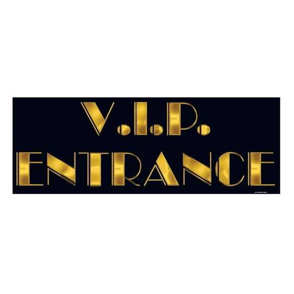 24 Pack Beistle V.I.P. Entrance Party Sign