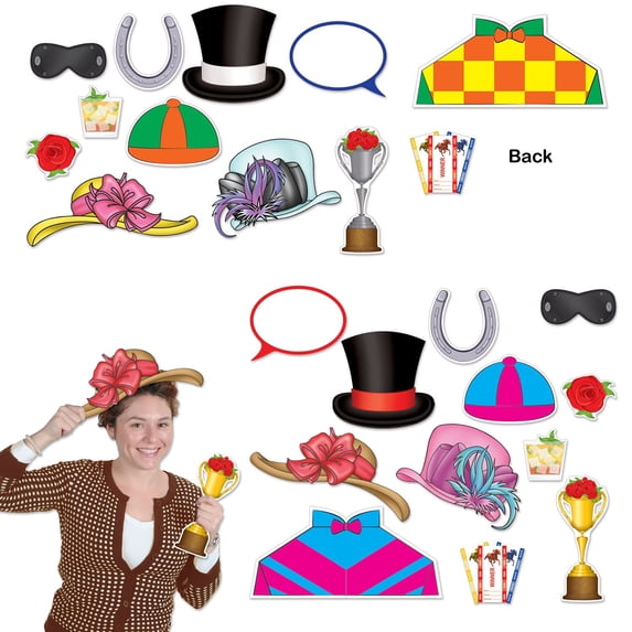 Beistle Horse Racing Photo Fun Signs