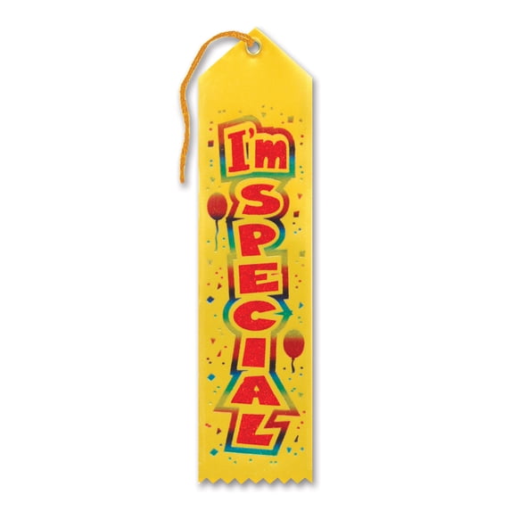 Beistle - I'm Special Award Ribbon - 2" x 8" - Pack of 6