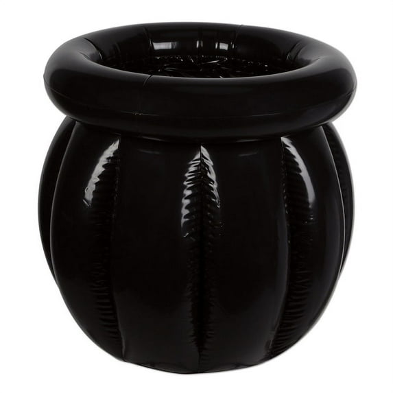 Beistle Inflatable Cauldron Halloween Cooler - 22" - Black - Pack of 6