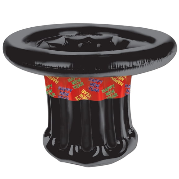 Beistle - Inflatable Happy New Year Top Hat Cooler - 27"W x 18"H - Pack of 6