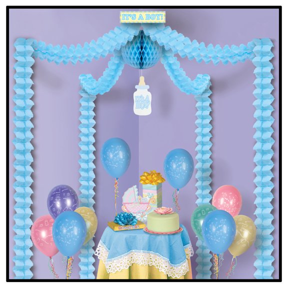 Beistle - It's A Boy! Party Canopy - Pack of 6
