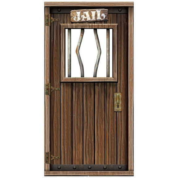 Beistle - Jail Photo Prop Stand-Up - 6' 1" x 3' 1" - Pack of 4