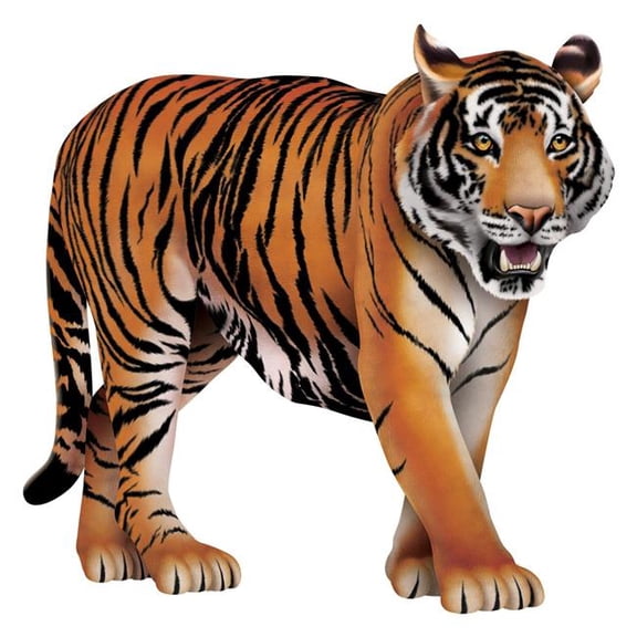 Beistle 56447 Jointed Tiger Decoration - Pack of 12