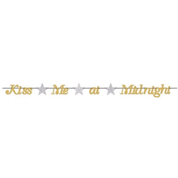 Beistle - Kiss Me At Midnight Streamer - 6" x 8' - Pack of 12