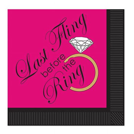 Beistle Last Fling Luncheon Napkins- Pack Of 12