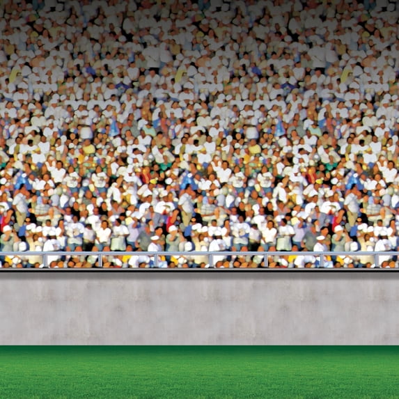 Beistle - Lower Deck Stadium Backdrop - 4' x 30' - Pack of 6
