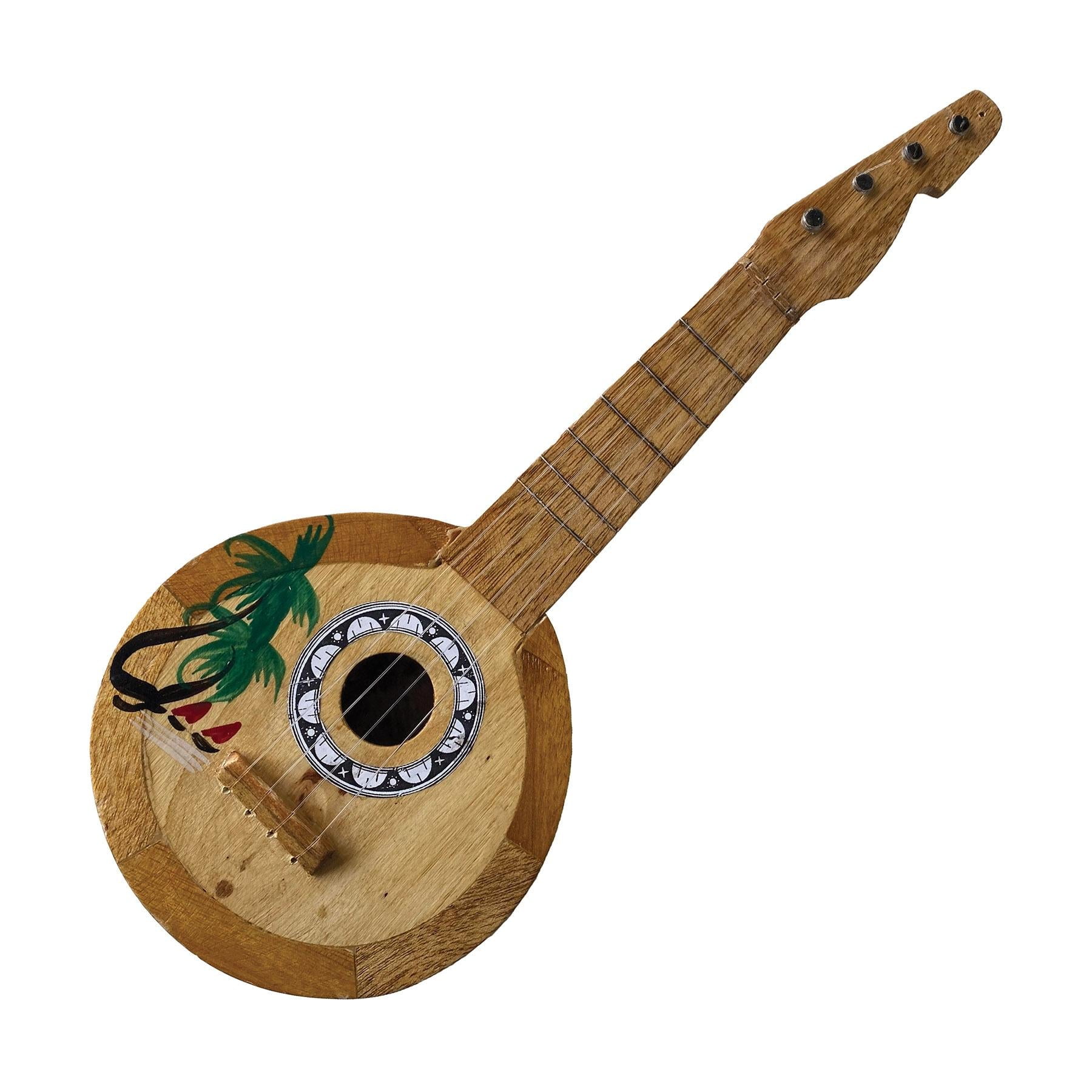 6 Pack Bulk Luau Party Coconut Ukulele