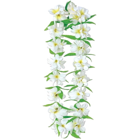 12 Pack Beistle Luau Party Silk 'N Petals Tropical Jasmine Lei