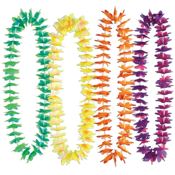 Beistle Luau Party Silk 'N Petals Waikiki Leis (Case of 50)