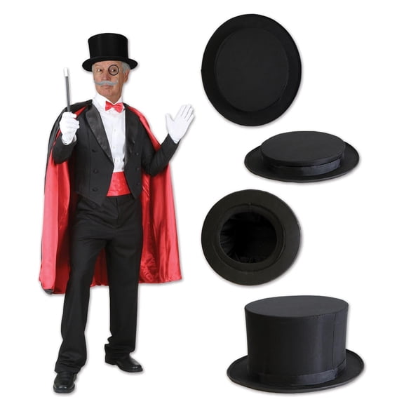 6 Pack Beistle Magic Top Hat
