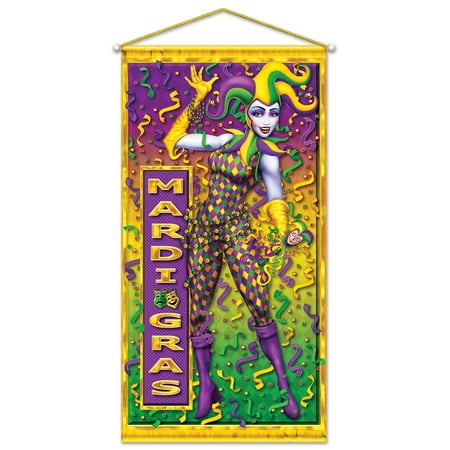 Beistle Mardi Gras Party Door/Wall Panel (Case of 12)