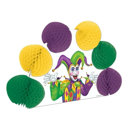 Beistle - Mardi Gras Pop-Over Centerpiece - 10" - Pack of 12