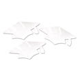 thumbnail image 1 of Beistle Metallic Grad Cap Cutouts; White 18/Pack CT04, 1 of 4