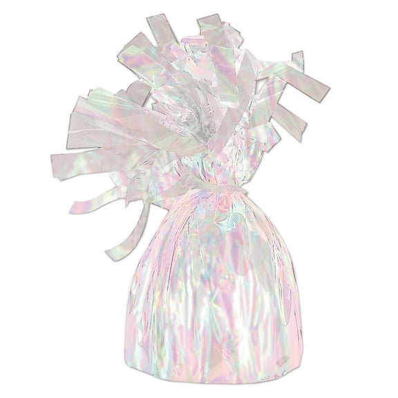 Beistle Metallic Wrapped Balloon Weight opalescent (Case of 12)
