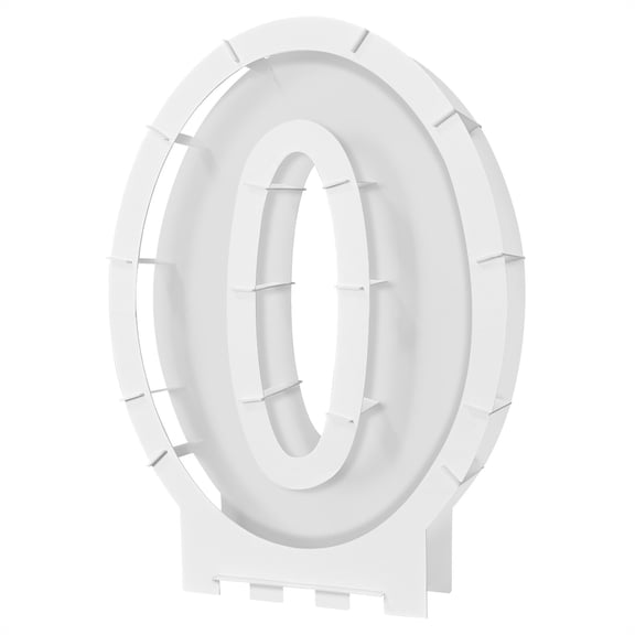 Balloon Mosaic Number 0 Frame, 32" x 23", (1/Box)