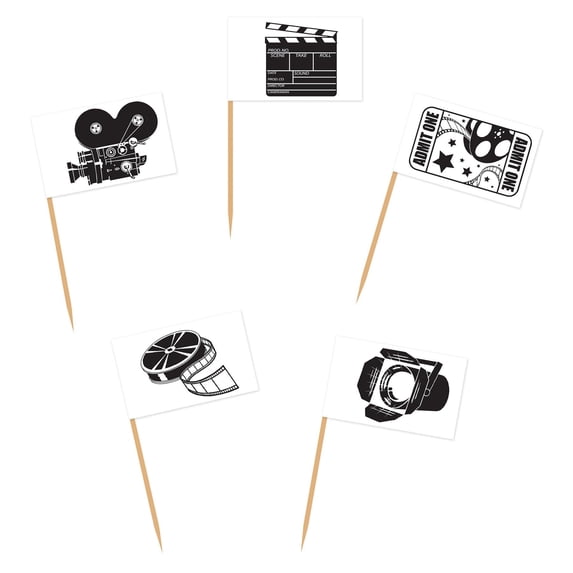 600 Pack Beistle Movie Set Party Picks
