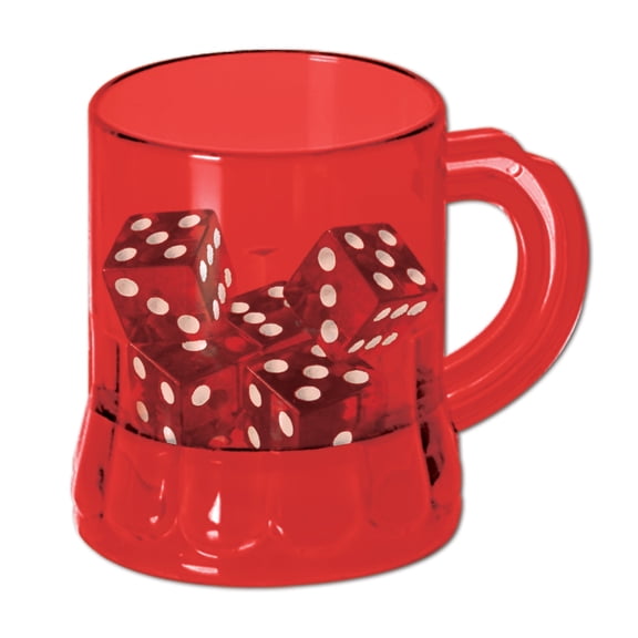 Beistle - "Mug Shot" w/Dice - 3 Oz - Pack of 12