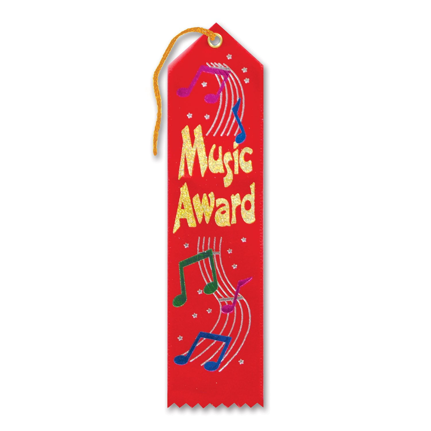 Singing Ribbons Beistle Music Award Ribbon, Multicolor - 1pack - Walmart.com