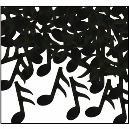 Beistle Musical Notes Fanci Confetti Black 5/Pack 50637-BK
