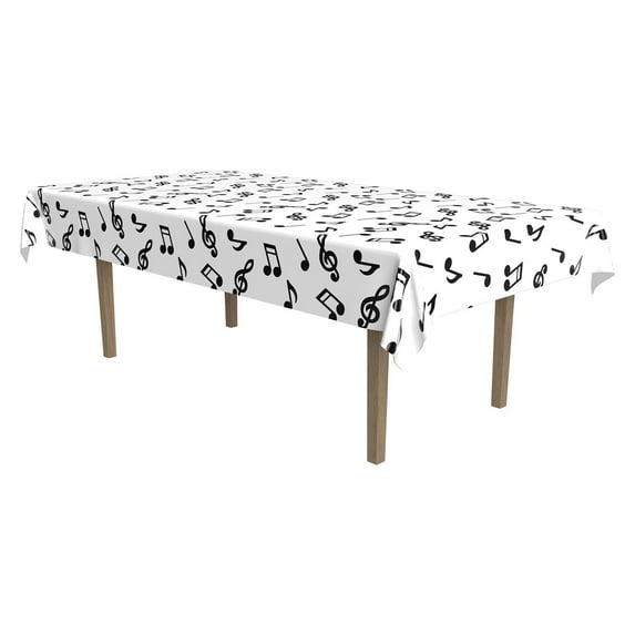 12 Pack Bulk Musical Notes Party Tablecover