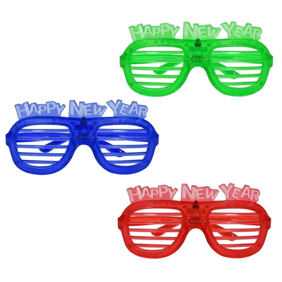 Beistle NYE LED Glasses, One Size Fits Most, Multi
