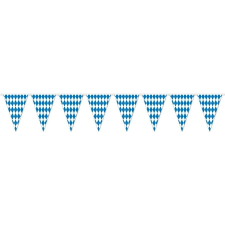 Beistle - Oktoberfest Pennant Banner - 17" x 120' - Pack of 12