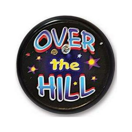 Beistle Over The Hill Plastic Light-Up Blinking Button, Multicolored