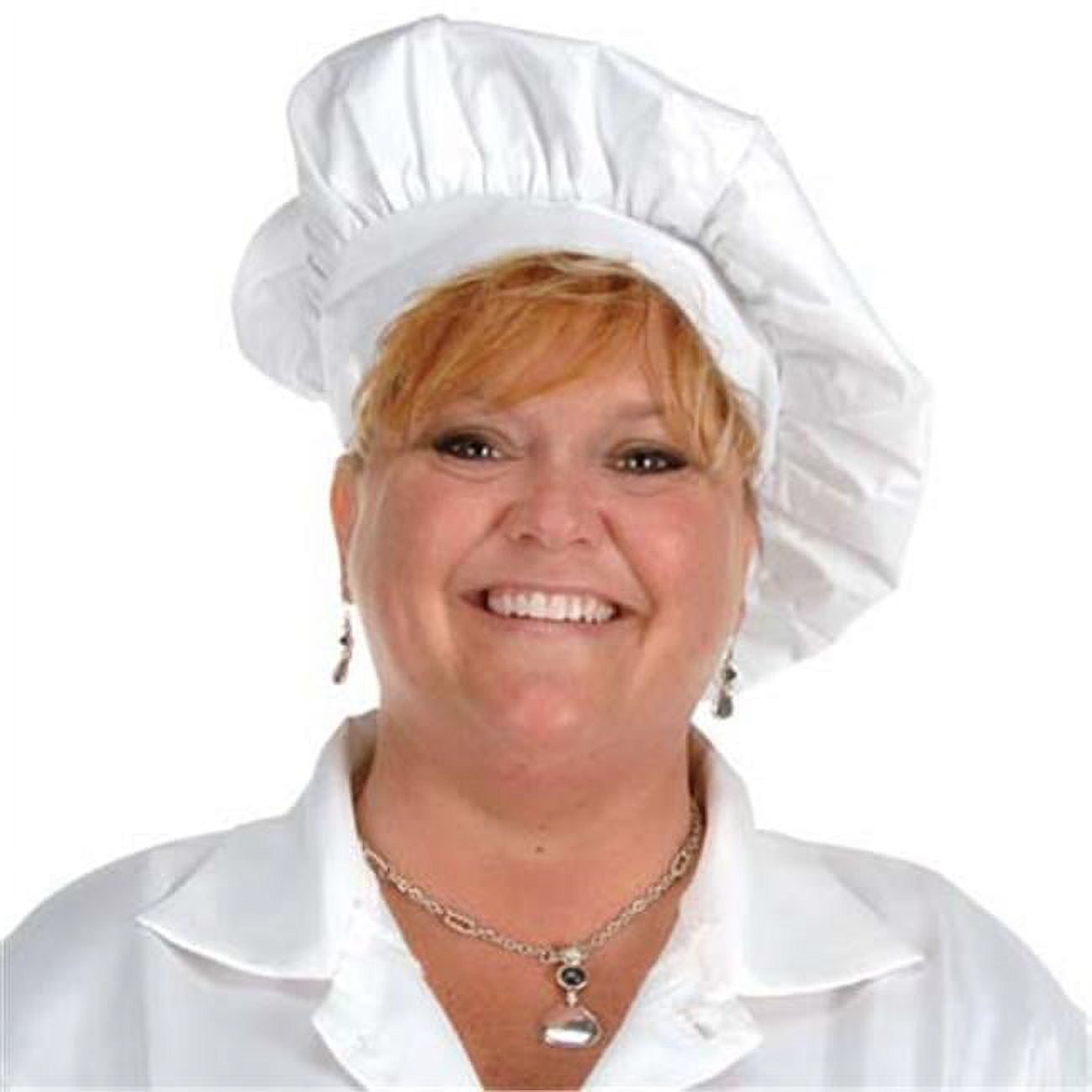 Beistle Oversized Fabric Chefs Hat One Size White 60877