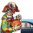 thumbnail image 1 of Beistle Pack of 12 Hauntingly Creepy Clown Car Window Cling Halloween Decorations, 1 of 5