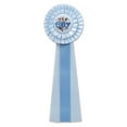 thumbnail image 1 of Beistle Pack of 3 Blue "It’s a Boy" Baby Shower Deluxe Rosette Ribbons 13.5", 1 of 2