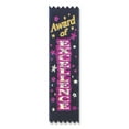 thumbnail image 1 of Pack of 30 Black "Award of Excellence" School and Sports Prize Ribbons 6.25", 1 of 2