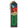 thumbnail image 1 of Beistle Pack of 6 Black and Green "Older Than Dirt" Jeweled Birthday Party Favor Ribbon Bookmarks 8", 1 of 1