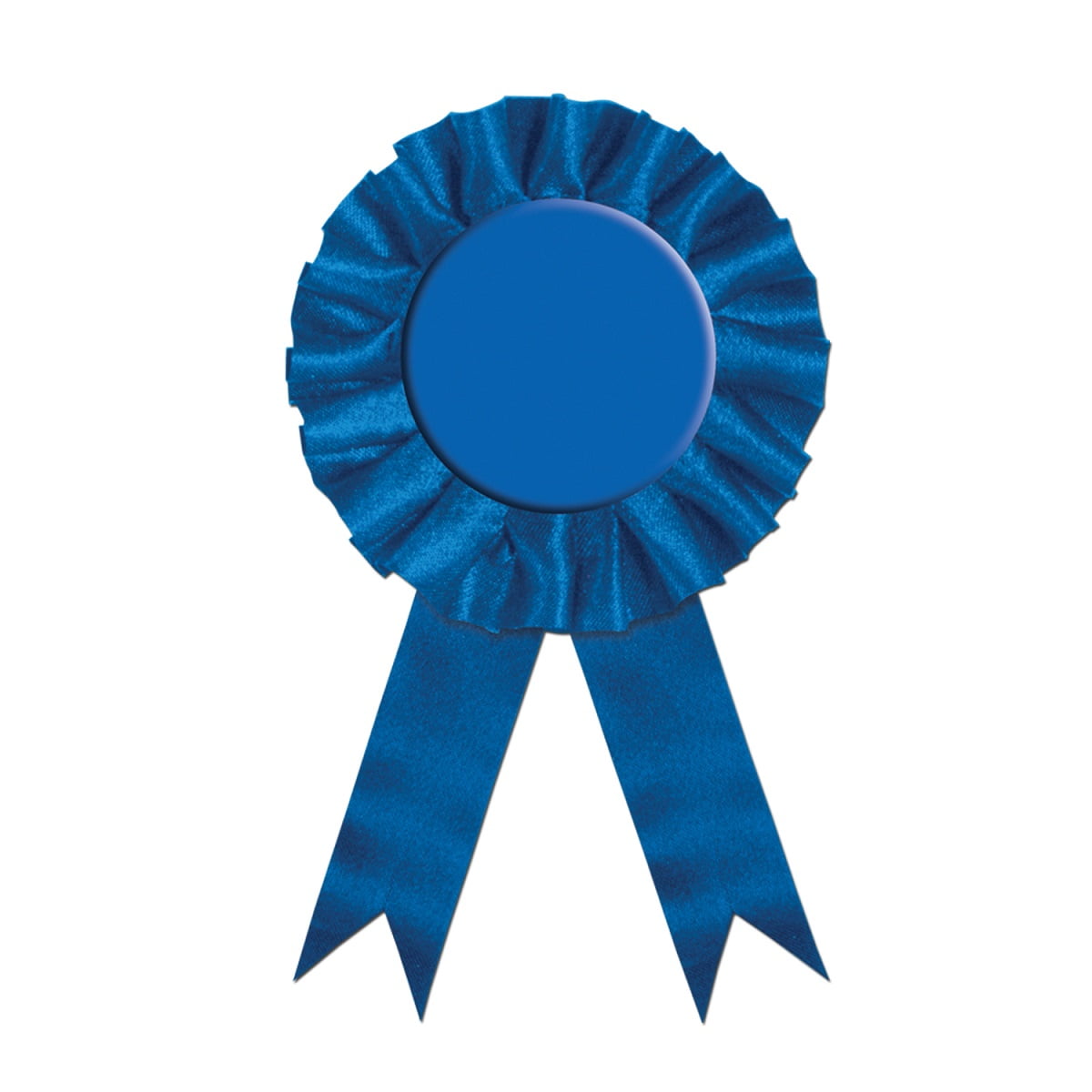 Beistle Pack of 6 Blue Award Ribbons 3.75'' x 6.5''