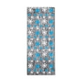 thumbnail image 1 of Beistle Pack of 6 Christmas Snowflake Gleam 'N Silver Fringed Curtain 8', 1 of 2