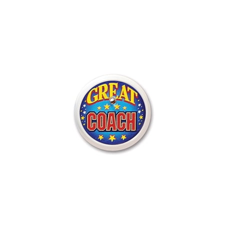 Beistle Pack of 6 Colorful "Great Coach" Decorative Blinking Buttons 2"