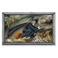 thumbnail image 1 of Beistle Pack of 6 Flying Witch Horror Insta-View Halloween Wall Decor 40" x 64", 1 of 2