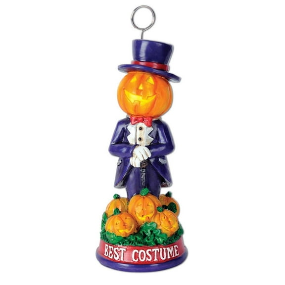 Beistle Pack of 6 Halloween Mr. Pumpkin Best Costume Trophy Party Decorations 6"