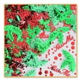 thumbnail image 1 of Pack of 6 Metallic Red and Green Mistletoe Christmas Celebration Confetti Bags 0.5 oz., 1 of 2