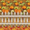 thumbnail image 1 of Beistle Pack of 6 Orange Pumpkin Patch Photo Backdrop Party Decoration 30', 1 of 2